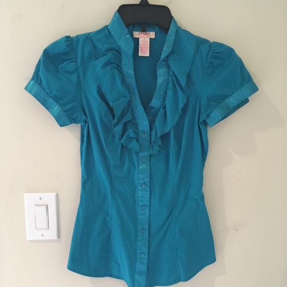 Retro Candie's Ruffled blouse - Picture 1 of 5